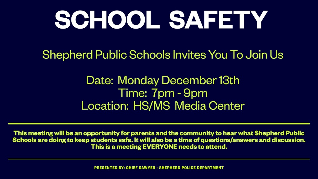 School Safety Meeting